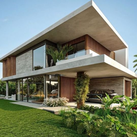 Diseño arquitectónico de casas modernas