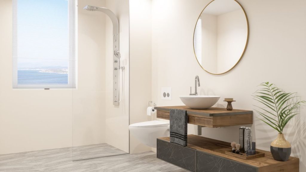 Reforma  de baño con estilo moderno en Madrid