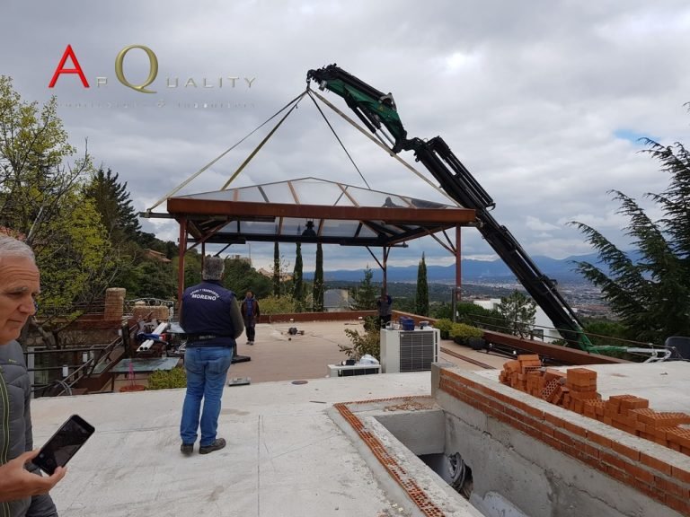 Inicio 30 Instalación de Pérgola, Escaleras Interior y Exterior, Impermeabilización y Solado en Fuentebros