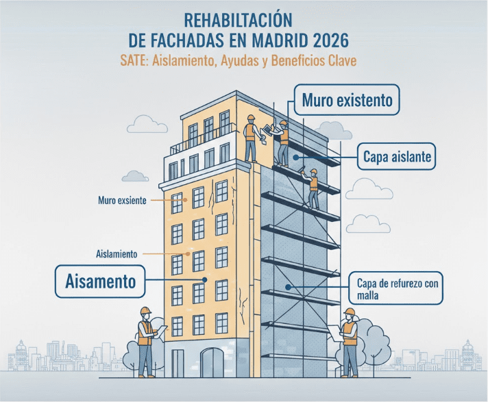 empresa de rehabilitación de edificios en Madrid