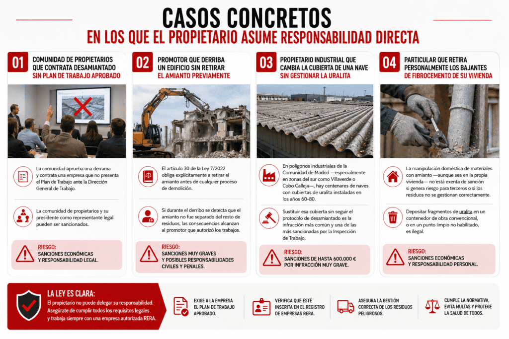 Multas por retirar amianto sin empresa RERA: cuánto arriesgas y cómo evitarlo 1 multa retirar amianto sin autorización